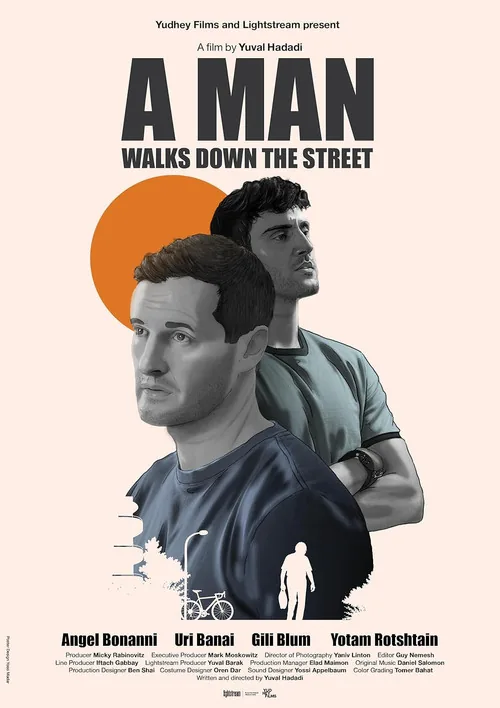 A Man Walks Down the Street