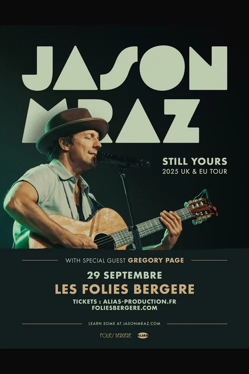 Jason Mraz aux Folies Bergère