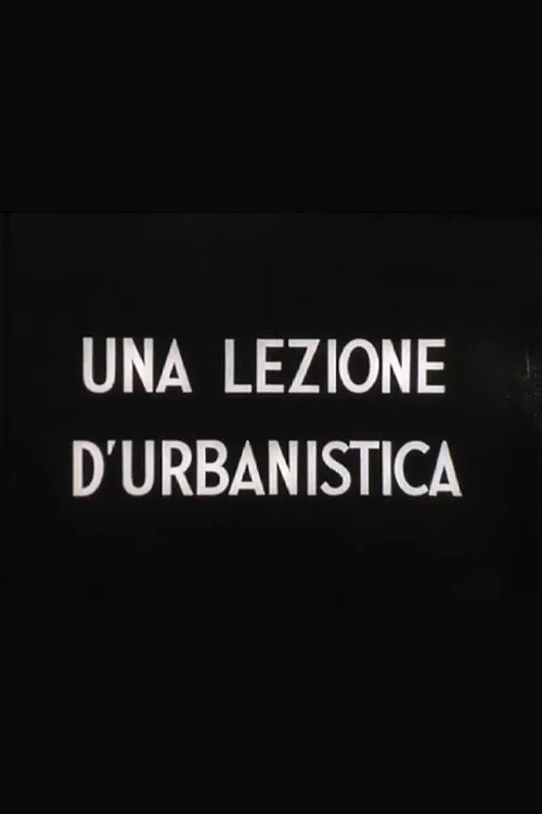 A lesson on urbanism