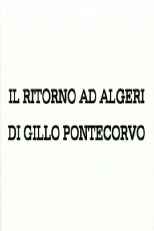 Ritorno ad Algeri